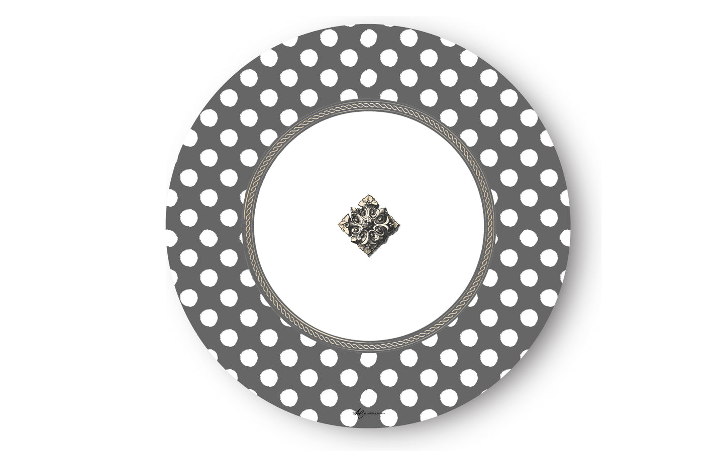 Polka Dots Charger Mats