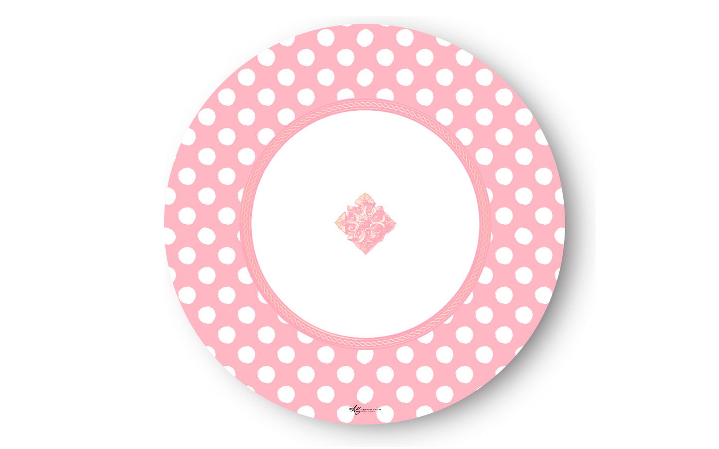 Polka Dots Charger Mats