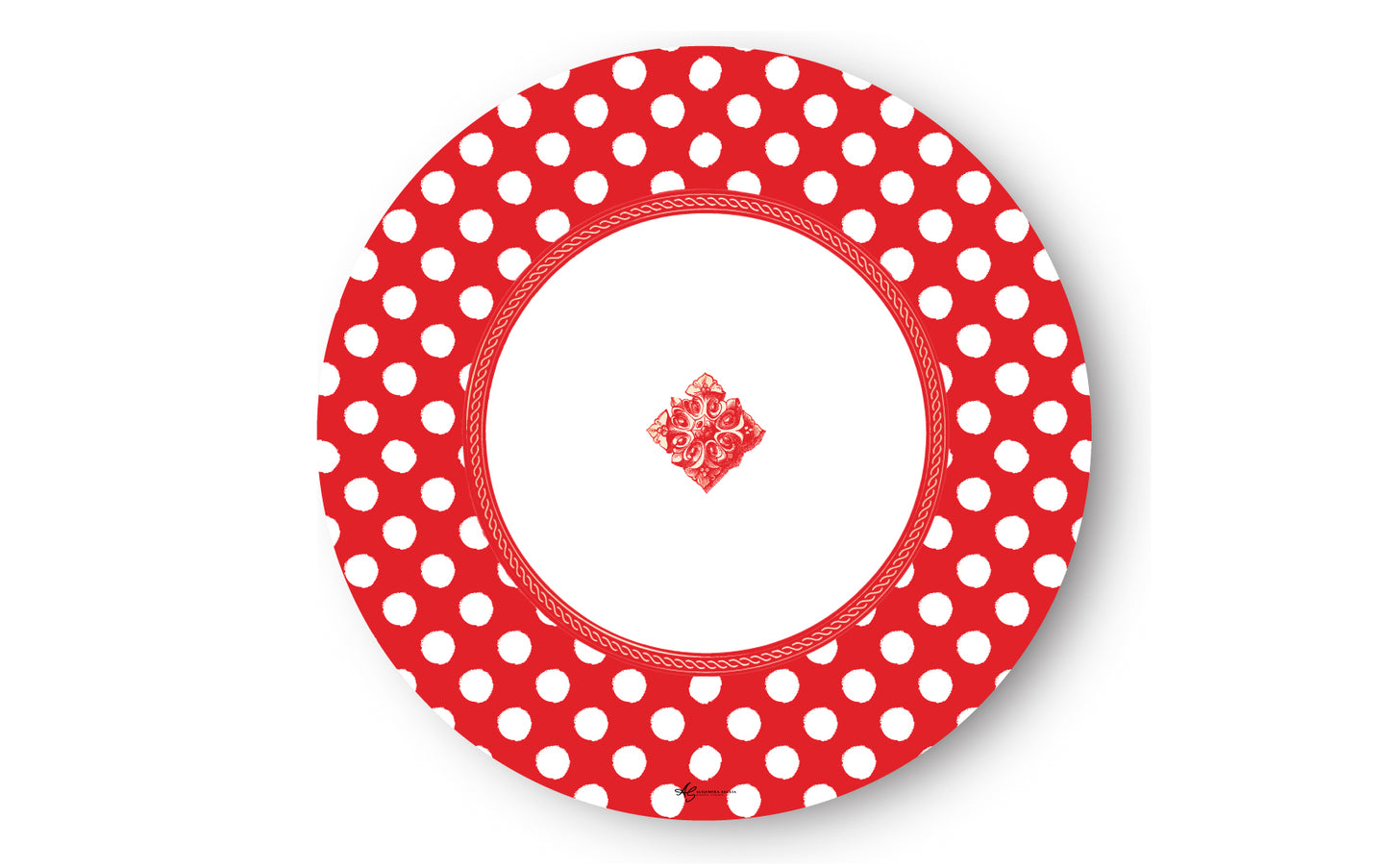 Polka Dots Charger Mats