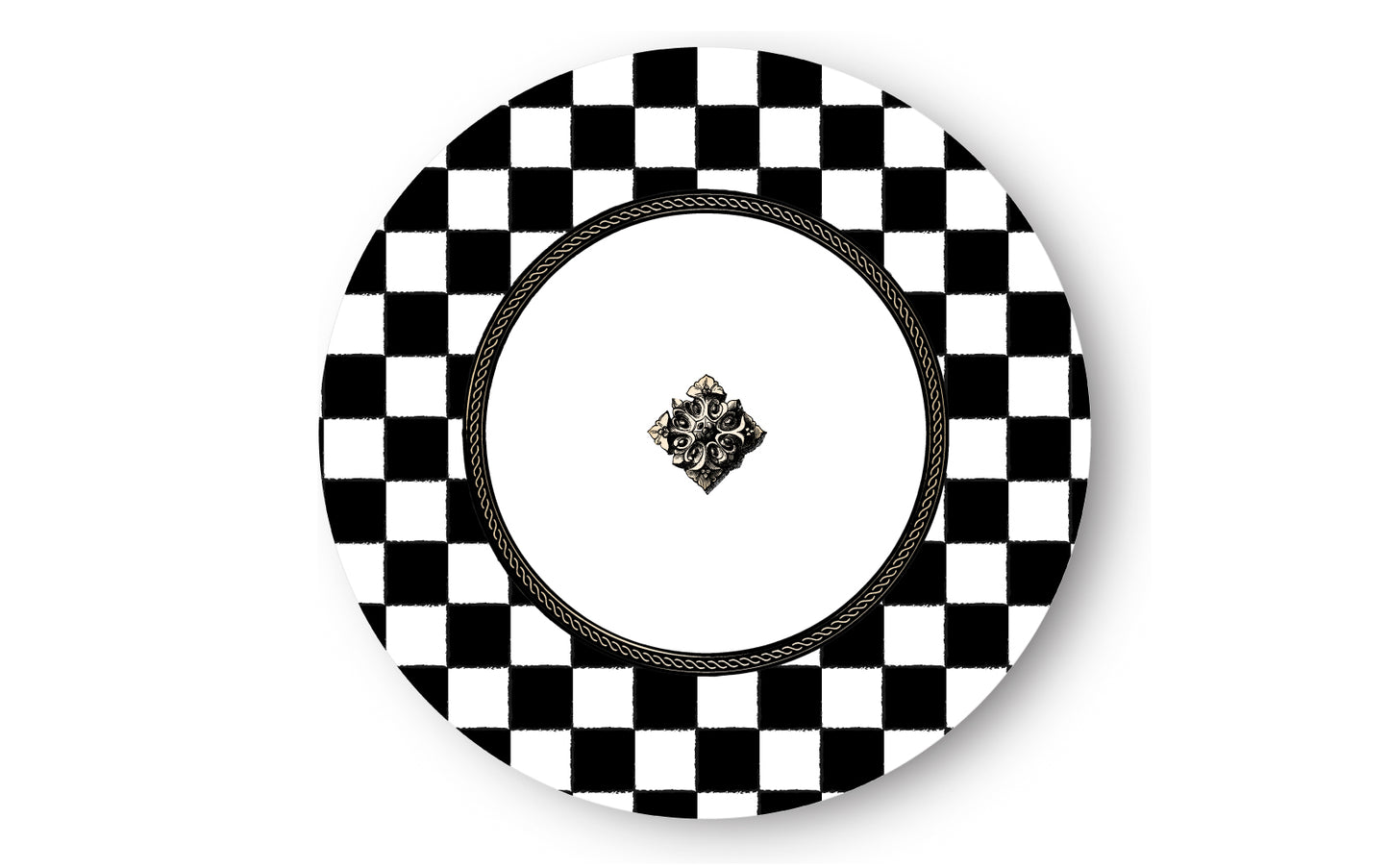 Checkered Charger Mats